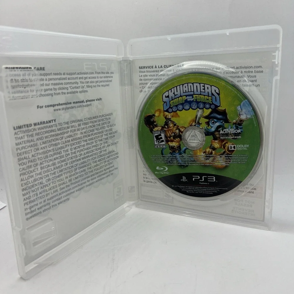 Skylanders Swap Force PS3 PlayStation 3 Sony Video Game Activision 2013
